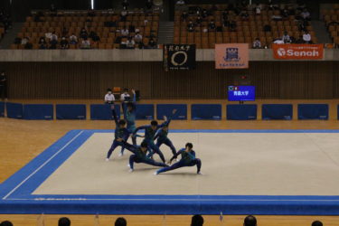 祝20連覇！！第73回全日本学生新体操選手権大会　男子団体優勝しました！